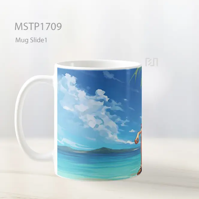 Luffy Nami Liburan Pulau Tropis Mug MSTP1709 - All-side / Desain