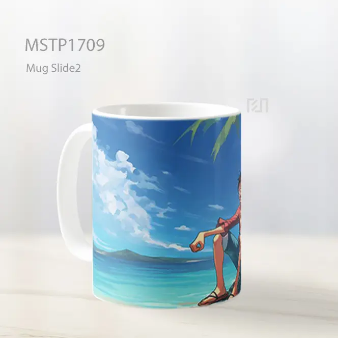 Luffy Nami Liburan Pulau Tropis Mug MSTP1709 - All-side / Desain