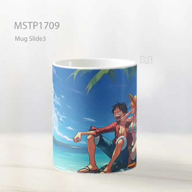 Luffy Nami Liburan Pulau Tropis Mug MSTP1709 - All-side / Desain