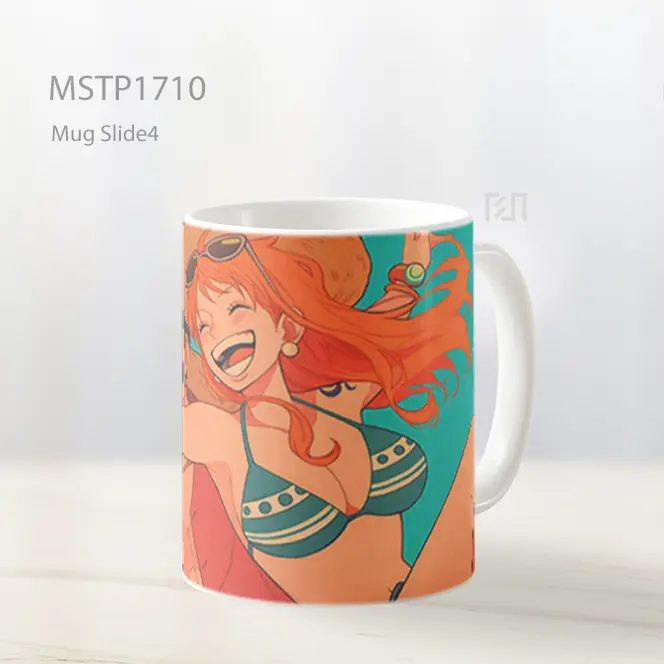 Luffy Nami Petualangan Kartun Mug MSTP1710