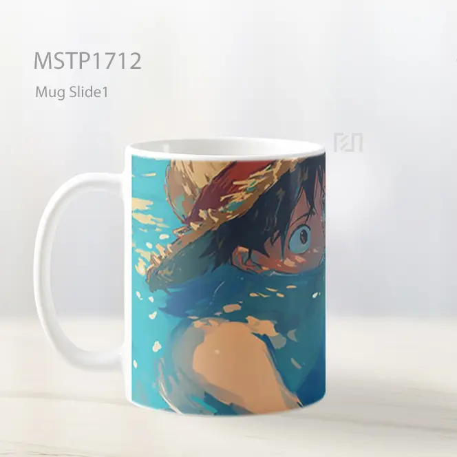 Luffy One Piece Bersenang Di Kolam Mug MSTP1712 - All-side / Desain