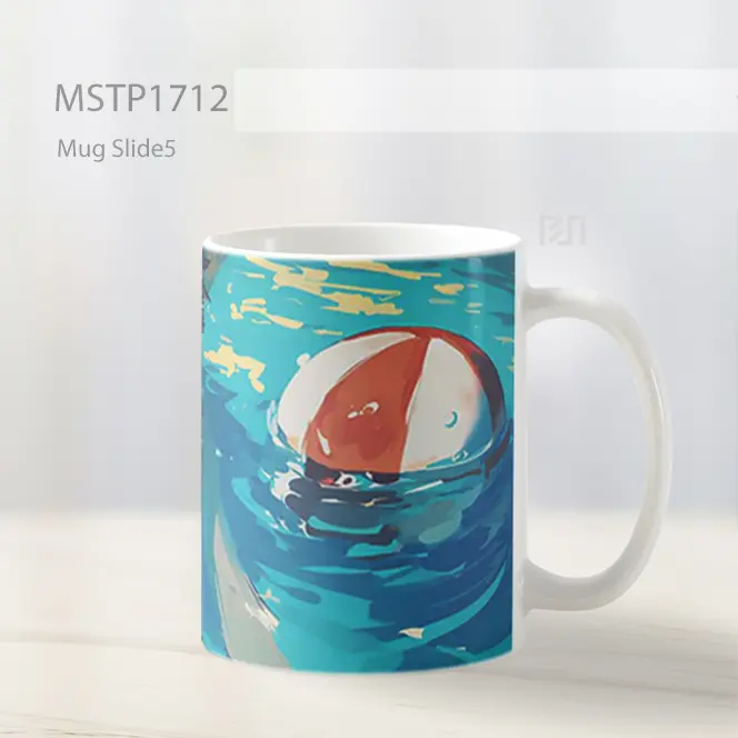 Luffy One Piece Bersenang Di Kolam Mug MSTP1712 - All-side / Desain