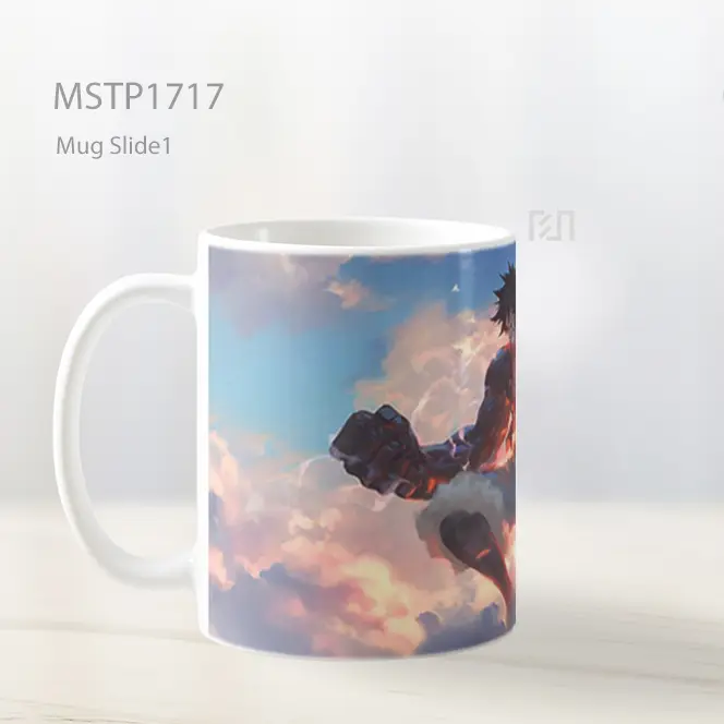 Luffy One Piece Gear 4 Awan Mug MSTP1717 - All-side / Desain