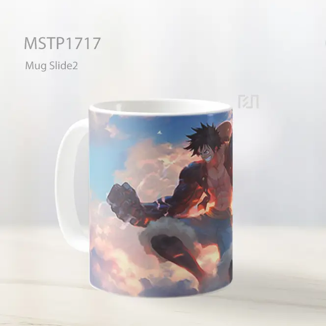 Luffy One Piece Gear 4 Awan Mug MSTP1717 - All-side / Desain