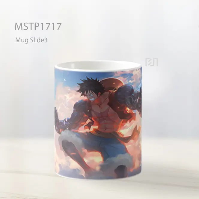 Luffy One Piece Gear 4 Awan Mug MSTP1717 - All-side / Desain