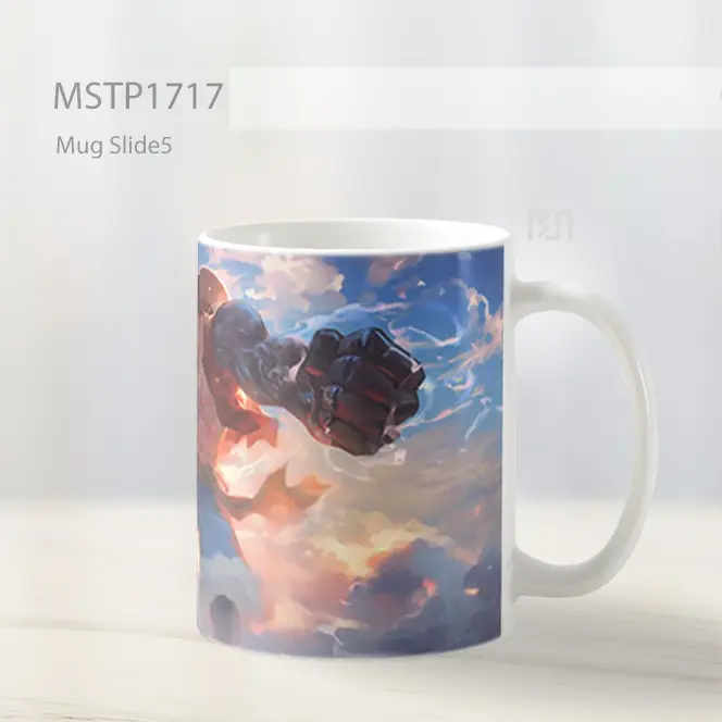 Luffy One Piece Gear 4 Awan Mug MSTP1717 - All-side / Desain