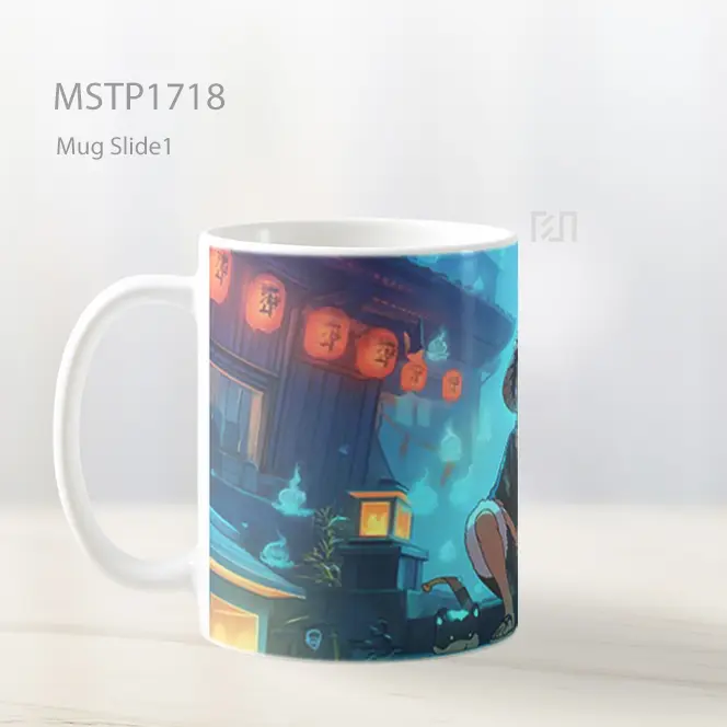 Luffy One Piece Hantu Festival Mug MSTP1718 - All-side / Desain