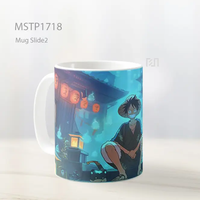 Luffy One Piece Hantu Festival Mug MSTP1718 - All-side / Desain