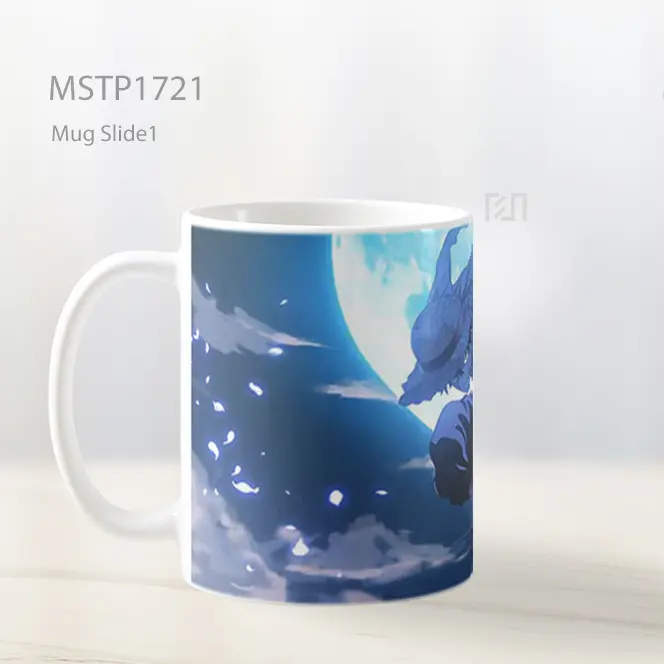 Luffy One Piece Lompatan Bulan Penuh Mug MSTP1721 - All-side / Desain