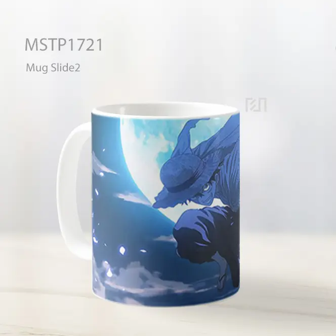 Luffy One Piece Lompatan Bulan Penuh Mug MSTP1721 - All-side / Desain