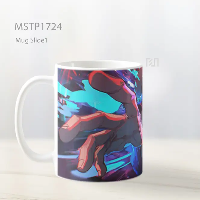 Luffy One Piece Meraih Mug MSTP1724 - All-side / Desain