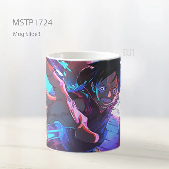 Luffy One Piece Meraih Mug MSTP1724 - All-side / Desain