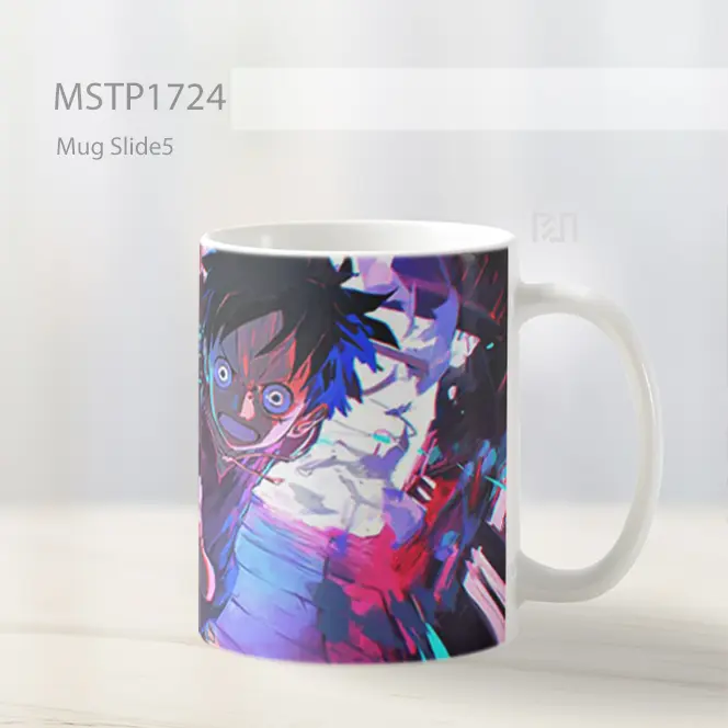 Luffy One Piece Meraih Mug MSTP1724 - All-side / Desain