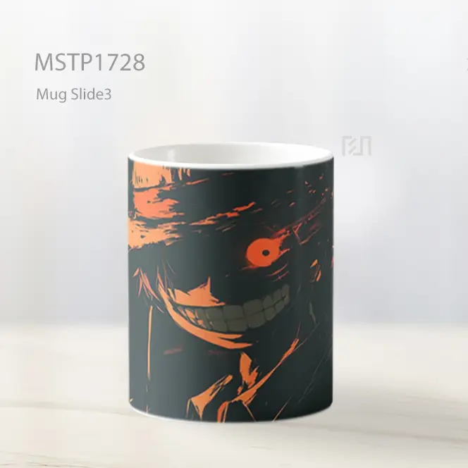 Luffy One Piece Senyum Gelap Mug MSTP1728 - All-side / Desain