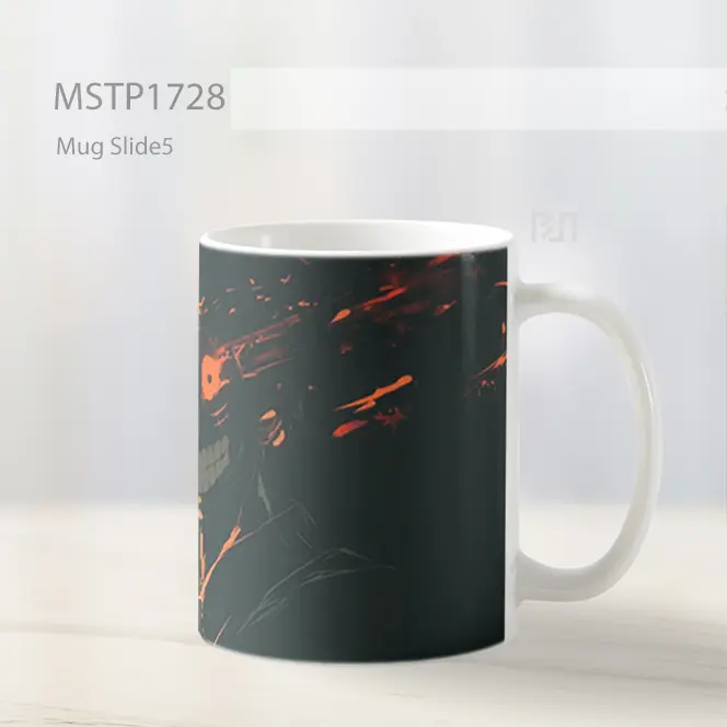 Luffy One Piece Senyum Gelap Mug MSTP1728 - All-side / Desain