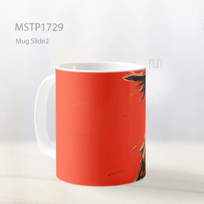 Luffy One Piece Senyum Merah Mug MSTP1729 - All-side / Desain