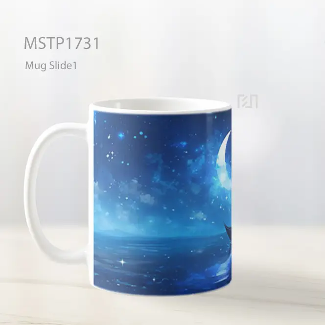 Luffy Perjalanan Perahu Malam Berbintang Mug MSTP1731 - All-side / Desain