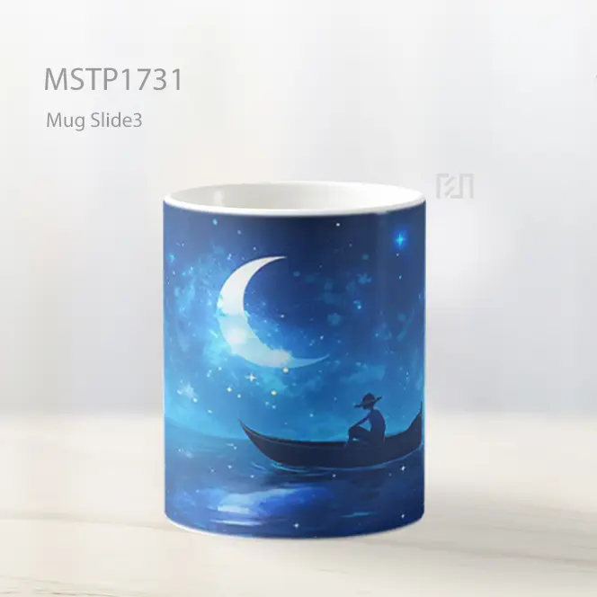 Luffy Perjalanan Perahu Malam Berbintang Mug MSTP1731 - All-side / Desain