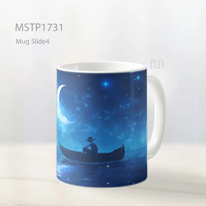 Luffy Perjalanan Perahu Malam Berbintang Mug MSTP1731