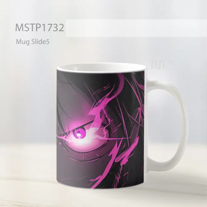 Luffy Pink Power Mata Bersinar Mug MSTP1732 - All-side / Desain
