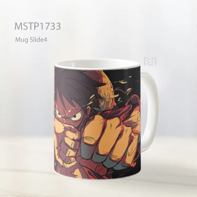 Luffy Pukulan Epik One Piece Mug MSTP1733