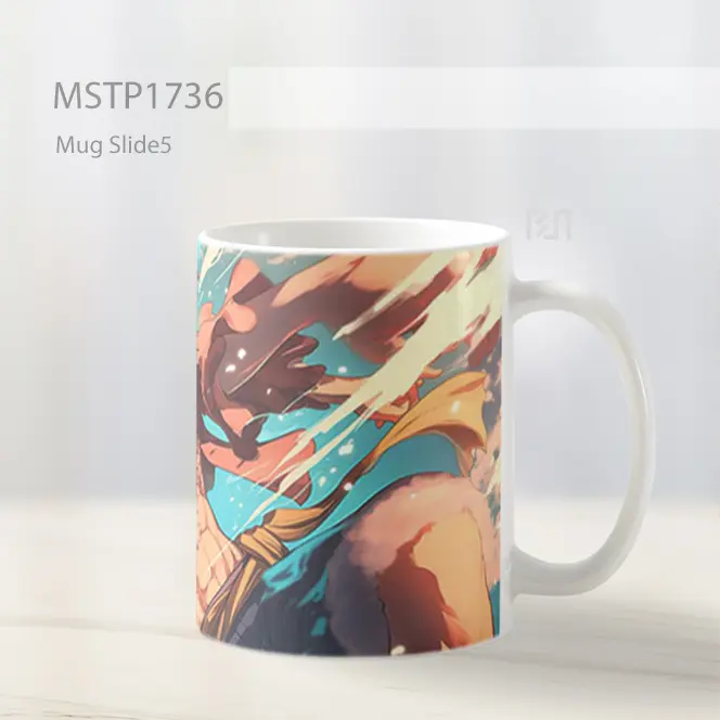 Luffy Pukulan Kekuatan Mug MSTP1736 - All-side / Desain