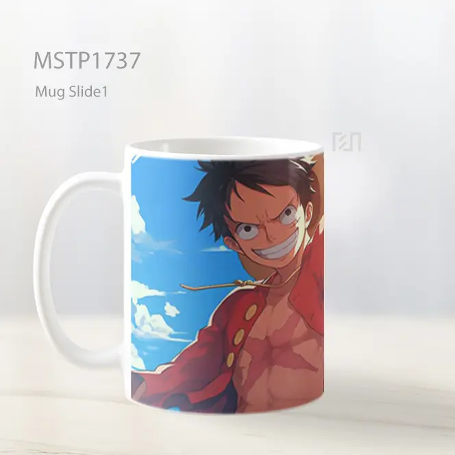 Luffy Punch One Piece Mug MSTP1737 - All-side / Desain