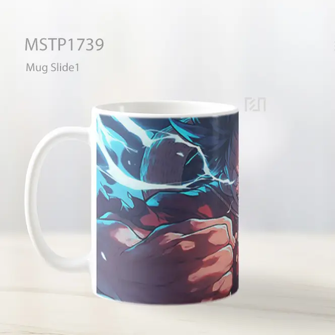 Luffy Sambaran Petir Pose One Piece Mug MSTP1739 - All-side / Desain