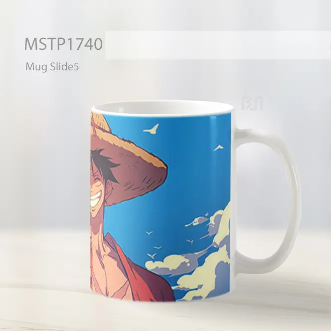 Luffy Sang Pahlawan Anime Mug MSTP1740 - All-side / Desain