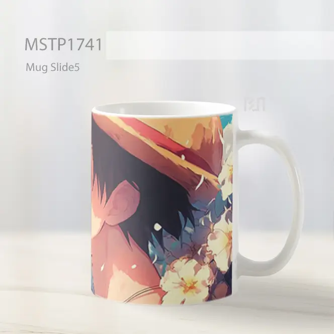 Luffy Senyum Bahagia Mug MSTP1741 - All-side / Desain