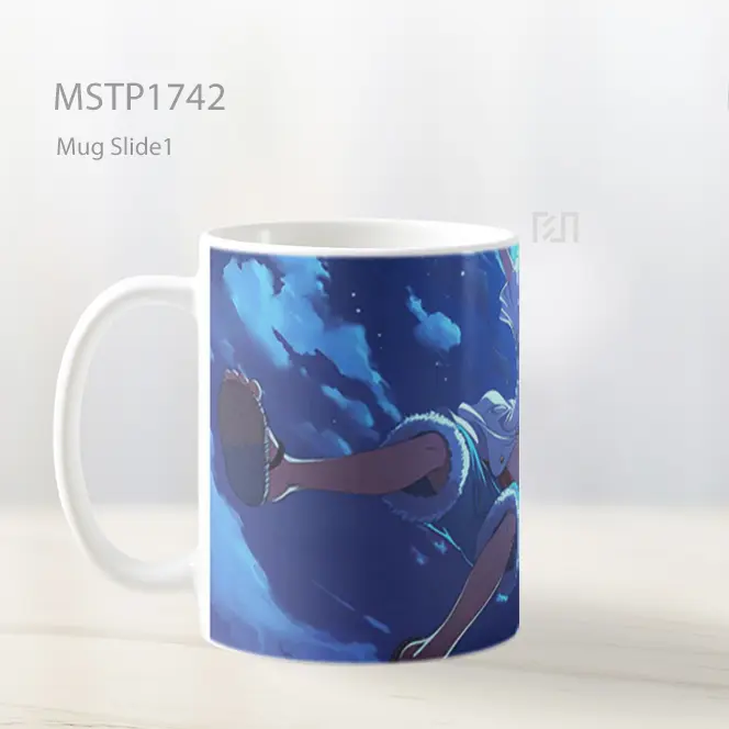 Luffy Senyum Bulan Purnama Mug MSTP1742 - All-side / Desain