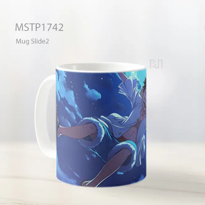 Luffy Senyum Bulan Purnama Mug MSTP1742 - All-side / Desain