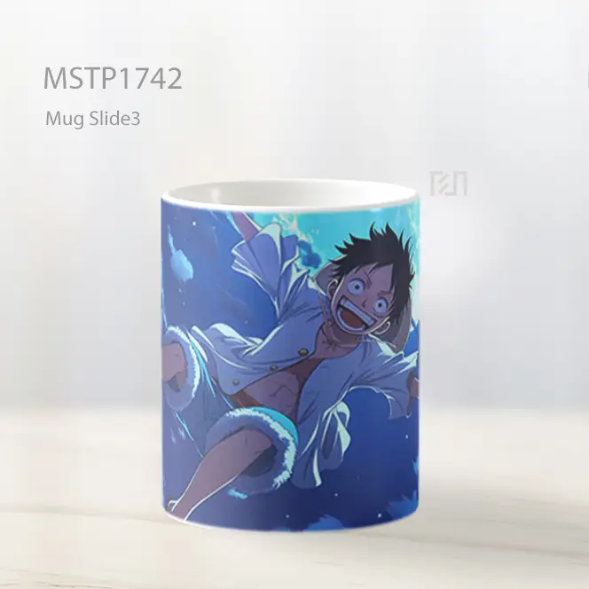 Luffy Senyum Bulan Purnama Mug MSTP1742 - All-side / Desain