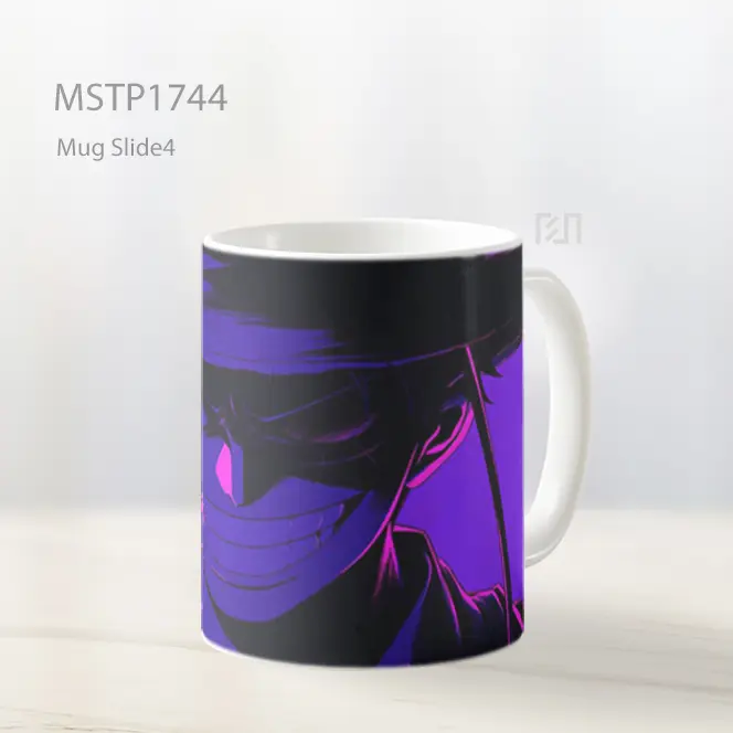 Luffy Senyum Grin Ungu Mug MSTP1744