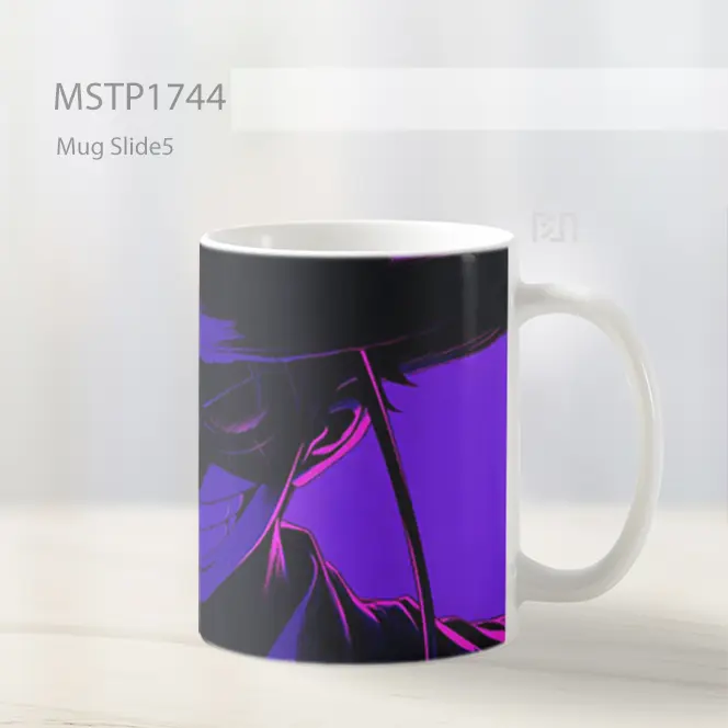 Luffy Senyum Grin Ungu Mug MSTP1744 - All-side / Desain