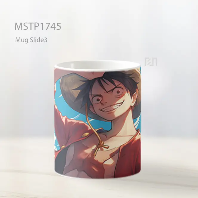 Luffy Senyum Penuh Energi Mug MSTP1745 - All-side / Desain