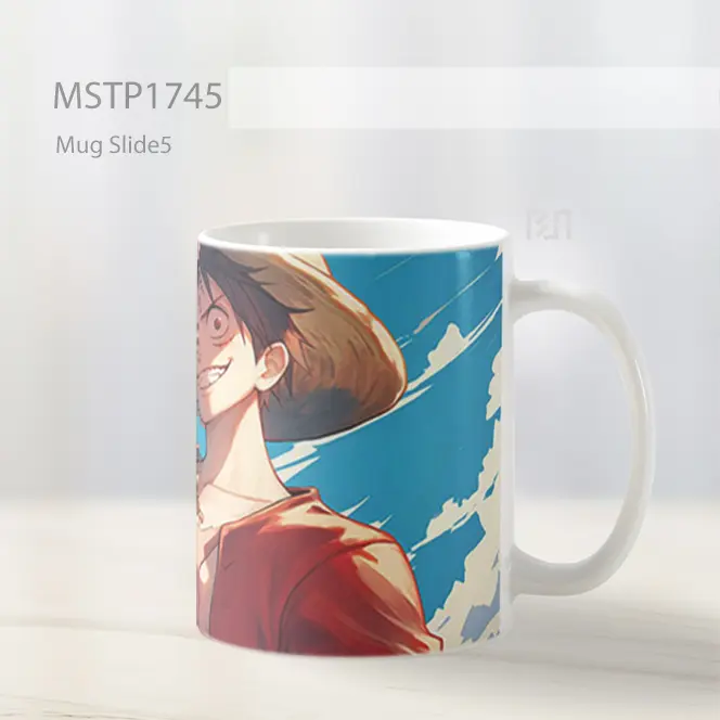 Luffy Senyum Penuh Energi Mug MSTP1745 - All-side / Desain