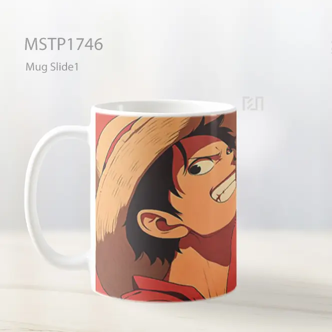 Luffy Senyum Percaya Diri Mug MSTP1746 - All-side / Desain