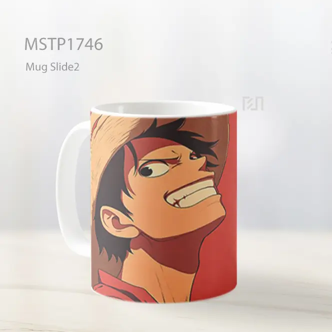 Luffy Senyum Percaya Diri Mug MSTP1746 - All-side / Desain