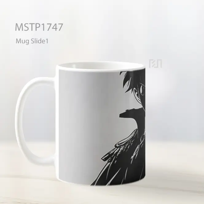 Luffy Siluet Hitam Gelap Mug MSTP1747 - All-side / Desain