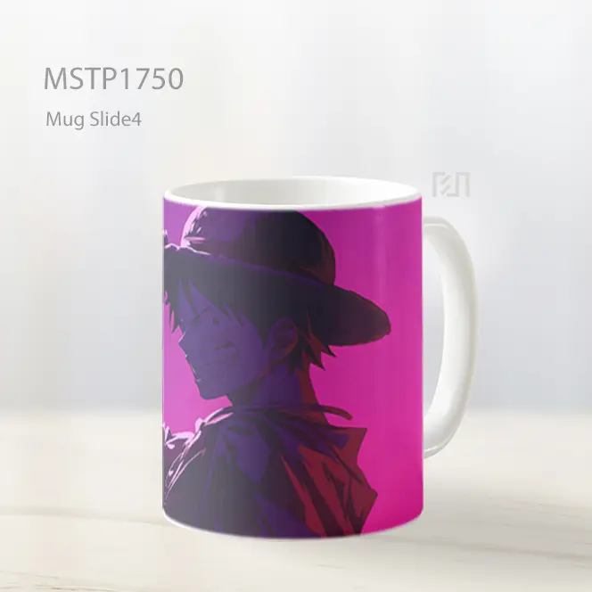 Luffy Siluet Ungu Mug MSTP1750