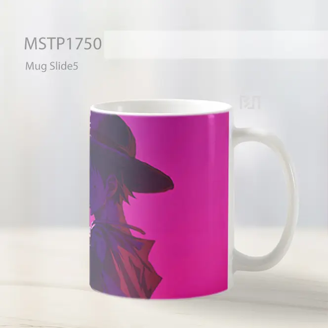 Luffy Siluet Ungu Mug MSTP1750 - All-side / Desain