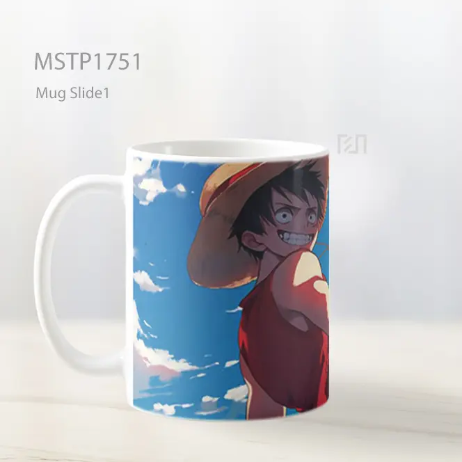 Luffy Smiling One Piece Mug MSTP1751 - All-side / Desain