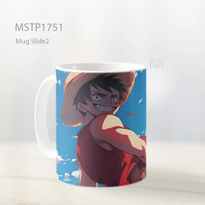 Luffy Smiling One Piece Mug MSTP1751 - All-side / Desain