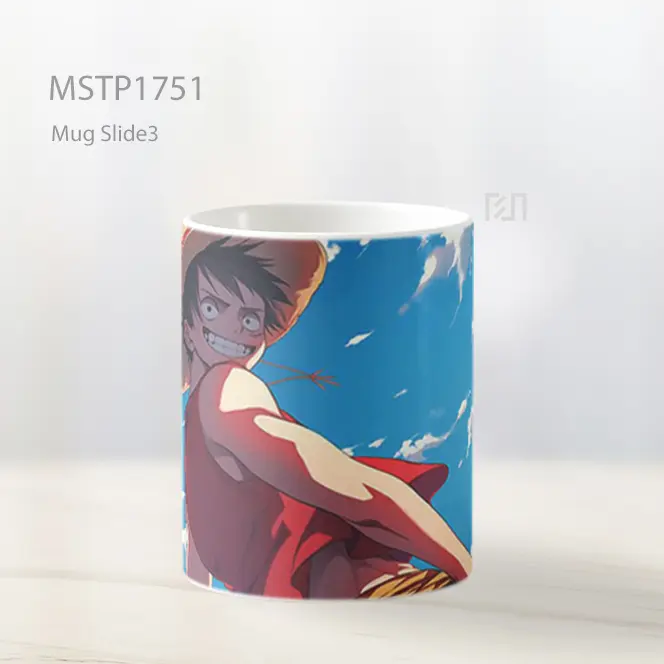 Luffy Smiling One Piece Mug MSTP1751 - All-side / Desain