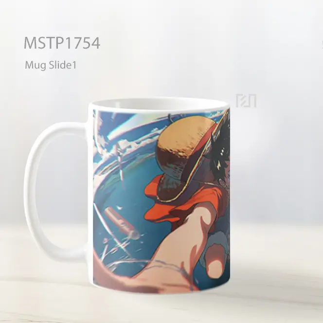 Luffy Straw Hat Fisheye Perspektif Mug MSTP1754 - All-side / Desain