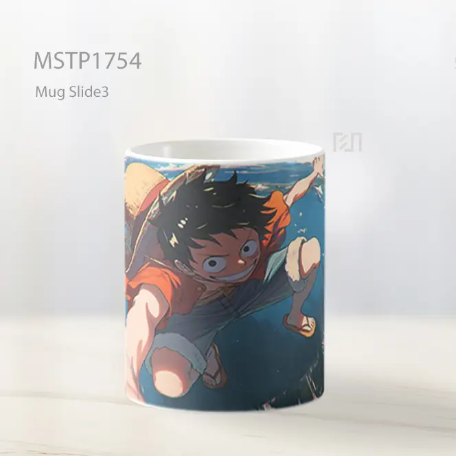 Luffy Straw Hat Fisheye Perspektif Mug MSTP1754 - All-side / Desain