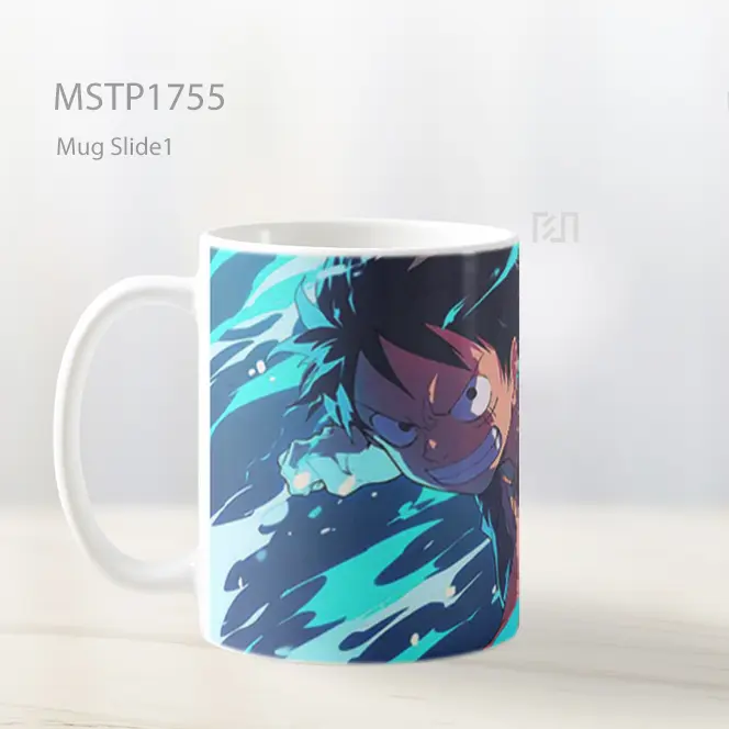 Luffy Straw Hat One Piece Aesthetic Mug MSTP1755 - All-side / Desain