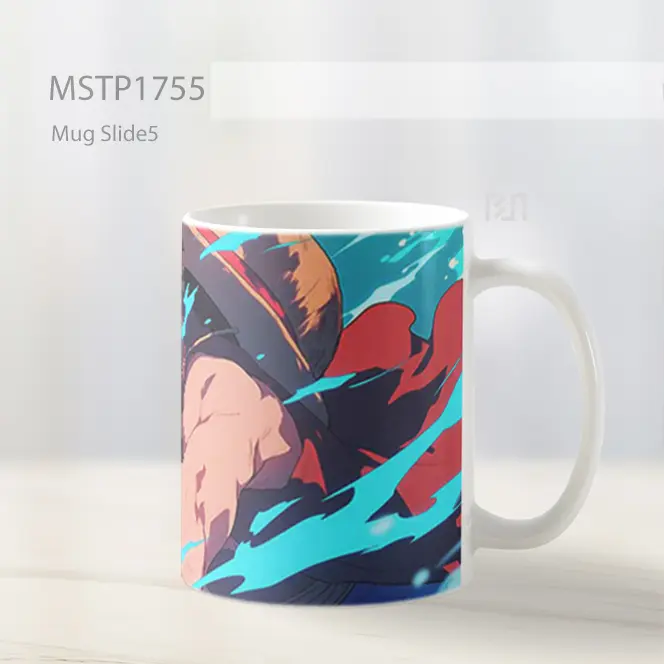 Luffy Straw Hat One Piece Aesthetic Mug MSTP1755 - All-side / Desain
