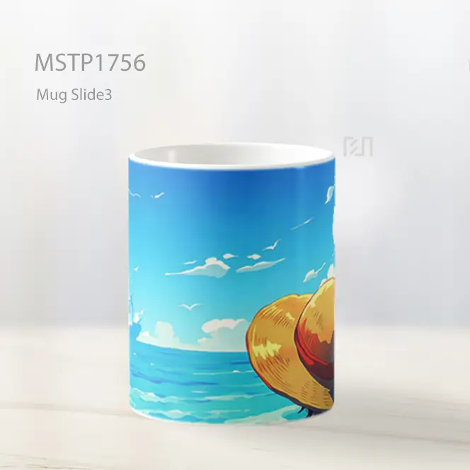 Luffy Straw Hat Pemandangan Laut Mug MSTP1756 - All-side / Desain